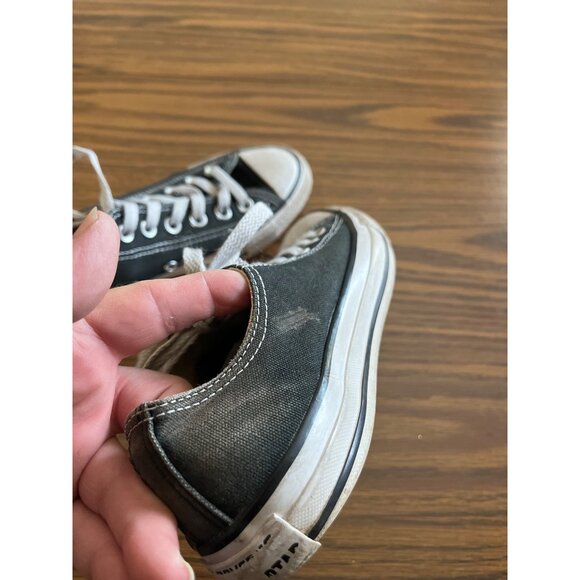 Converse All Stars black white lace-up sneakers size men’s 4.5 woman’s 6.5 - Picture 4 of 8